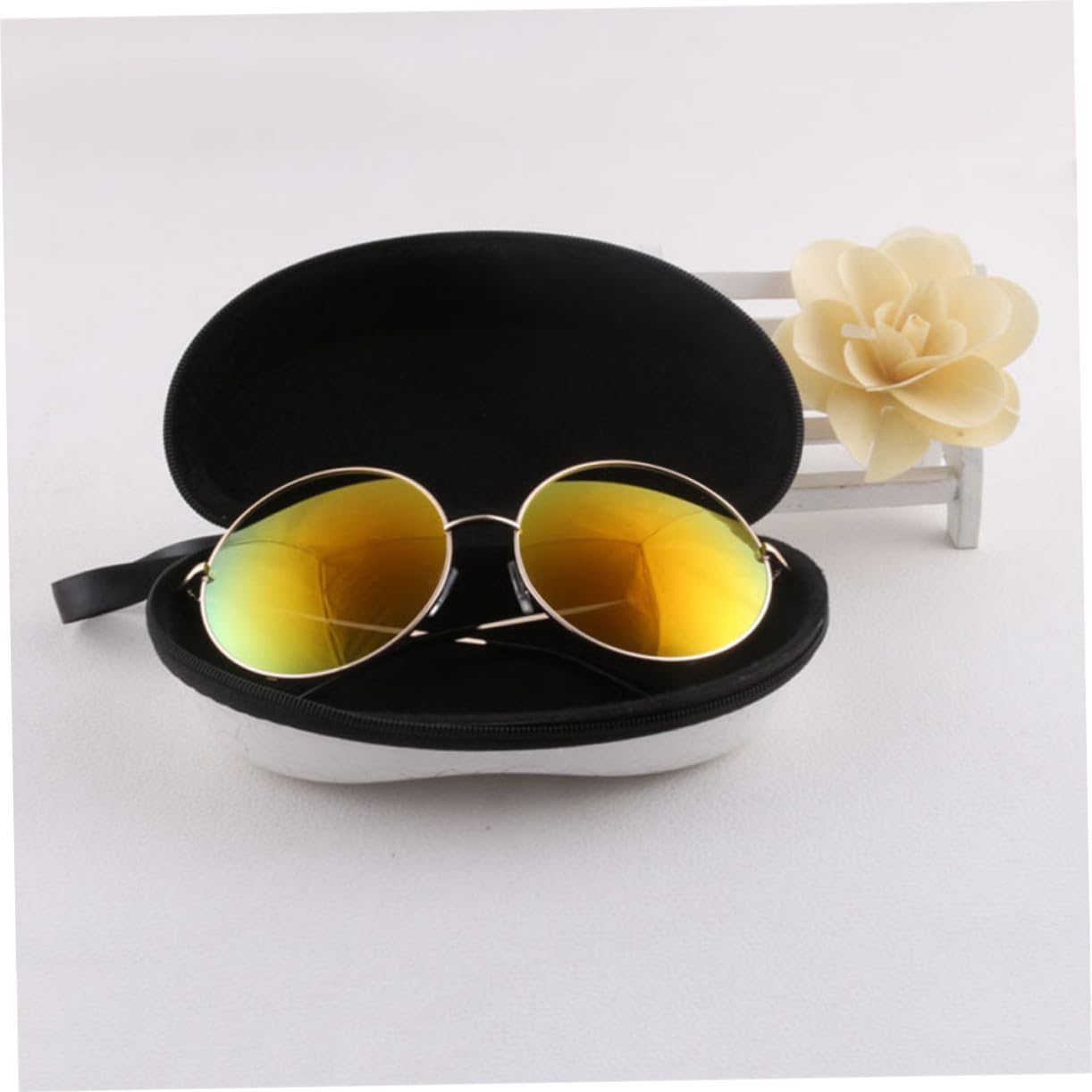 9piezas Estuche De Gafas Anti-choque Portátil Para Sol y Lectura Diseño Compacto y Resistente Para Viajes y Uso Diario