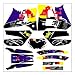 wjyfexble MDJC3021-6 Etiquetas de calcomanías de Motocicleta 3M Personalizadas Pegatinas Gráficos Kit de calcomanías gráficas Compatible con Yamaha DT 125R hnwyj