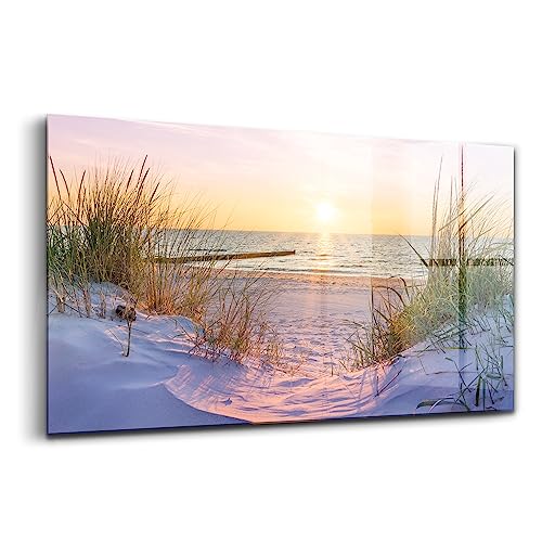 Peinture murale en verre Wallfluent pour illuminer le salon avec des rayons de soleil