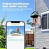 HARYMOR Bird Feeder with Camera with AI Identify Birds Species Solar Panel, Smart Bird House with Cam, 2K Live View, Instant Arrival Alerts #1
