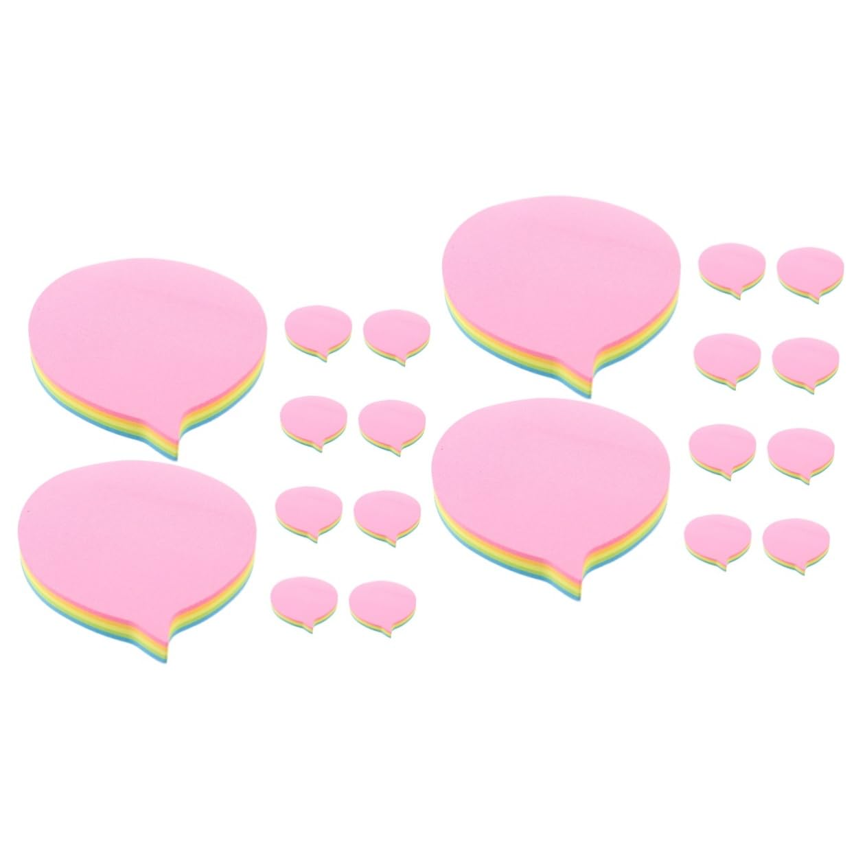 NUOBESTY 2 Pièces 10 Sticky Couleur 400pcs marqueur bloc-notes mignon pastel etiquettes autocollantes étiquettes autocollantes pen blocs-notes de bureau blocs-notes collants Papier