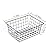 Wire Baskets for Organizing Household 4 Pack Pantry Baskets For Storage Pantry Wire Black Metal Storage Bins