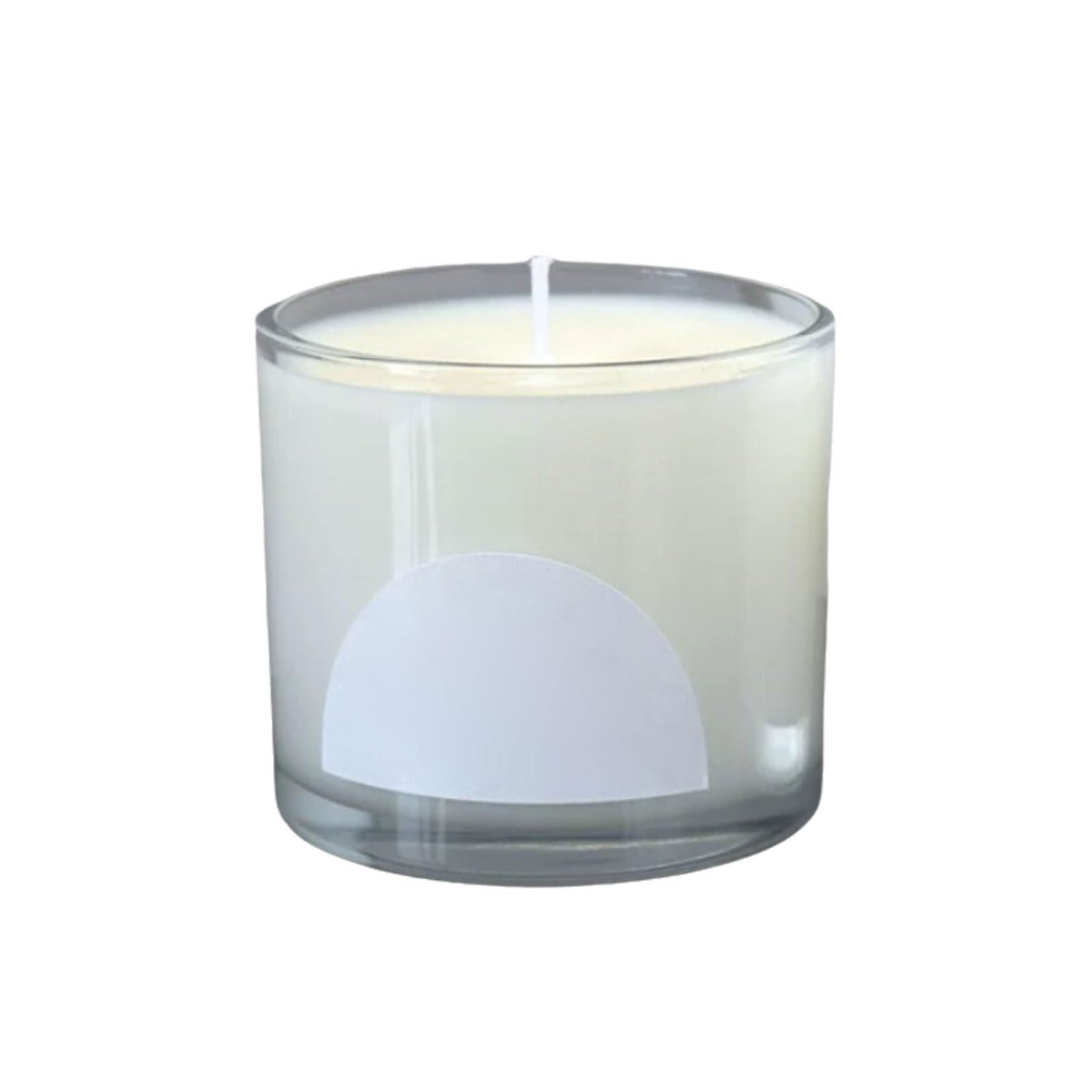 Candele in vetro realizzate con cera di cocco naturale, candele in barattolo riutilizzabili e non profumate, for vacanze in casa, relax e spa(2pcs Large)
