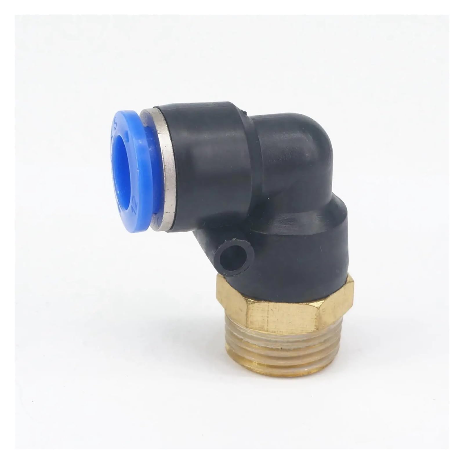 VXAXPOHZA 5pc 1/2" Male to Fit Tube O/D 12mm Pneumatic Elbow Push In Connector Union Quick Release Air Fitting Plumbing VXAXPOHZA