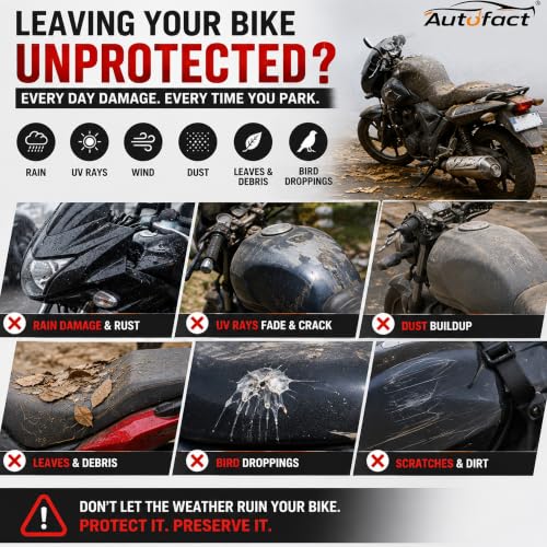 Image of Autofact Joy e-Bike Wolf+ Scooty Cover | 100% Waterproof Cover