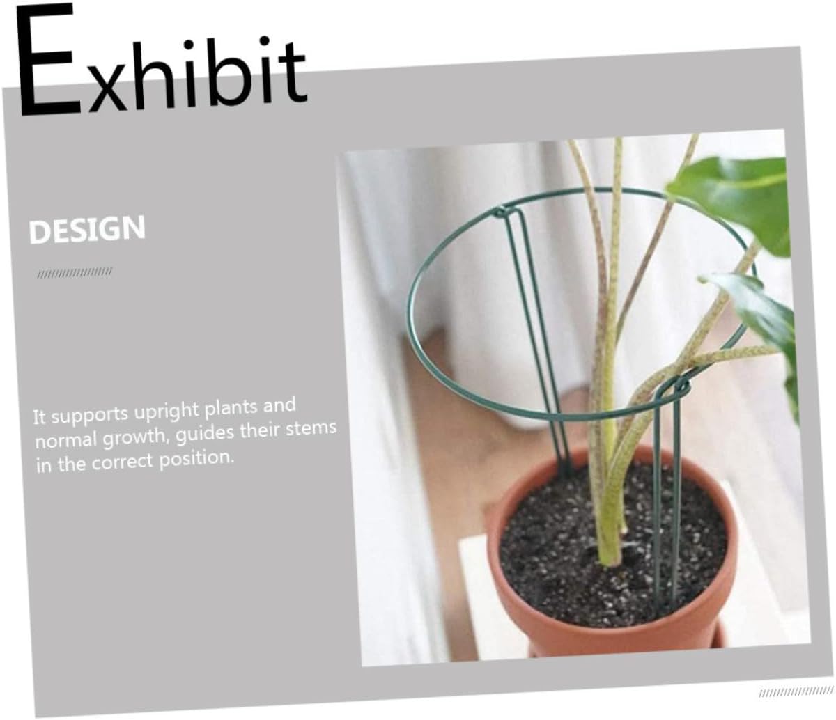 6pcs Half Round Plant Support Stands for Outdoor Flower Potted Plant Climbing Rack