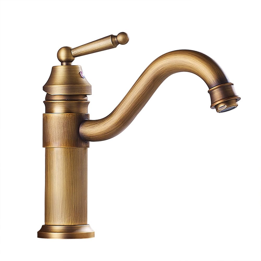 Robinetterie de lavabo rétro pour créer une ambiance spa et vintage dans votre salle de bain