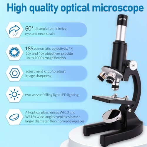 Microscope-for-Kids-40X-2000X-Compound-MicroscopeMicroscope-for-Kids-8-12-Microscope-with-led-Fill-Light-Slides-and-specimens-Suitable-for-School-Labs-homeschooling