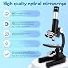 OOZSTAR Microscope for Kids & Adults,40X-2000X Magnification Microscope for Kids 8-12, with LED Fill Light & Phone Holder, Great for School Labs and Home Schooling