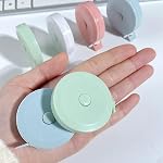 3 Pack Tape Measure Body,60 Inch/1.5M Dual Sided Retractable Soft Measuring Tape for Body Fabric Sewing Tailor Cloth Home Craft Measurements (Pink & Green,White)