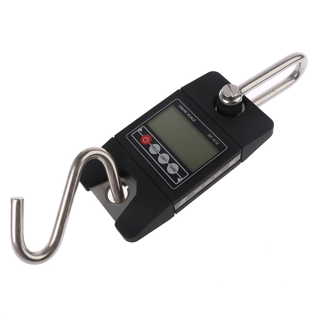 Saddgo Black Digital Hanging Scale 300 Kg / 660 Lbs Industrial Crane Scale Sf-912 For H Hanging Scales