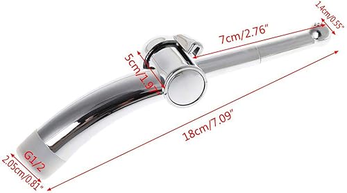 Miniatura 2 de Kit de enema de ducha para el hogar, limpiador anal vaginal, boquilla de limpieza anal, apta para sistema regulador de ducha para hombres y mujeres,