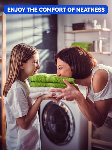 Washer Dryer Countertop with Non-Slip Mat, 27.5" x 54" Laundry Countertop with Edge Rails for Room Organization, Washer and Dryer Wood Countertop for Laundry Room Storage -Black Wood - Thumbnail 7