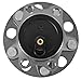 TRQ Rear Wheel Bearing & Hub Assembly with ABS Sensor Compatible with 2011-2014 Chrysler 200 2007-2010 Sebring 2008-2014 Dodge Avenger 2007-2012 Caliber 2007-2017 Jeep Compass Patriot