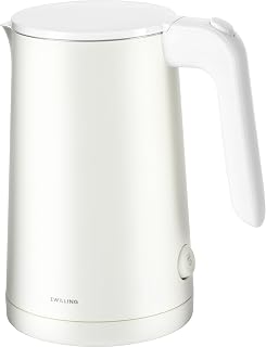 Enfinigy Cool Touch 1-Liter Electric Kettle, Cordless Tea Kettle & Hot Water - White