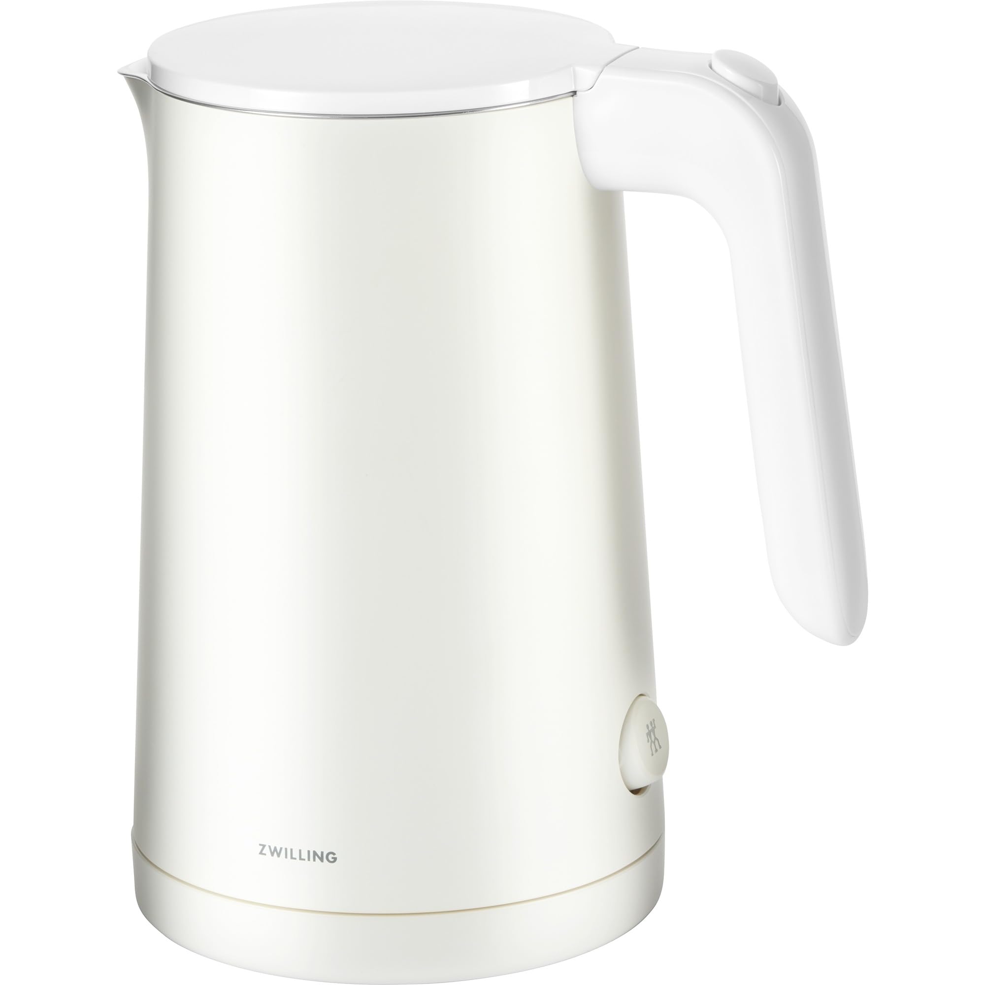 ZWILLING Enfinigy クールタッチ 1リットル 電気ケトル、コードレス ティーケトル & お湯 - ホワイト