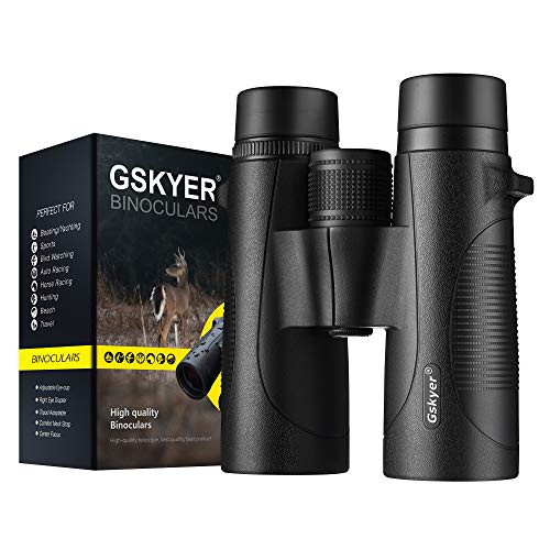 Gskyer Binoculars, 12X42 Binoculars For Adults And Kids, Binoculars For Hunting, Binoculars For Bird Watching Travel Concerts Sports Stargazing And Planets-Large Lens Bak4 Prism Fmc-With Phone Mount #TOP1