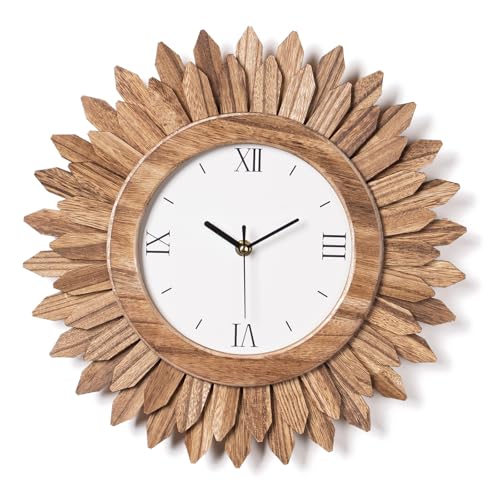 Honiway 14 Rustic Wall Clock with Roman Numerals