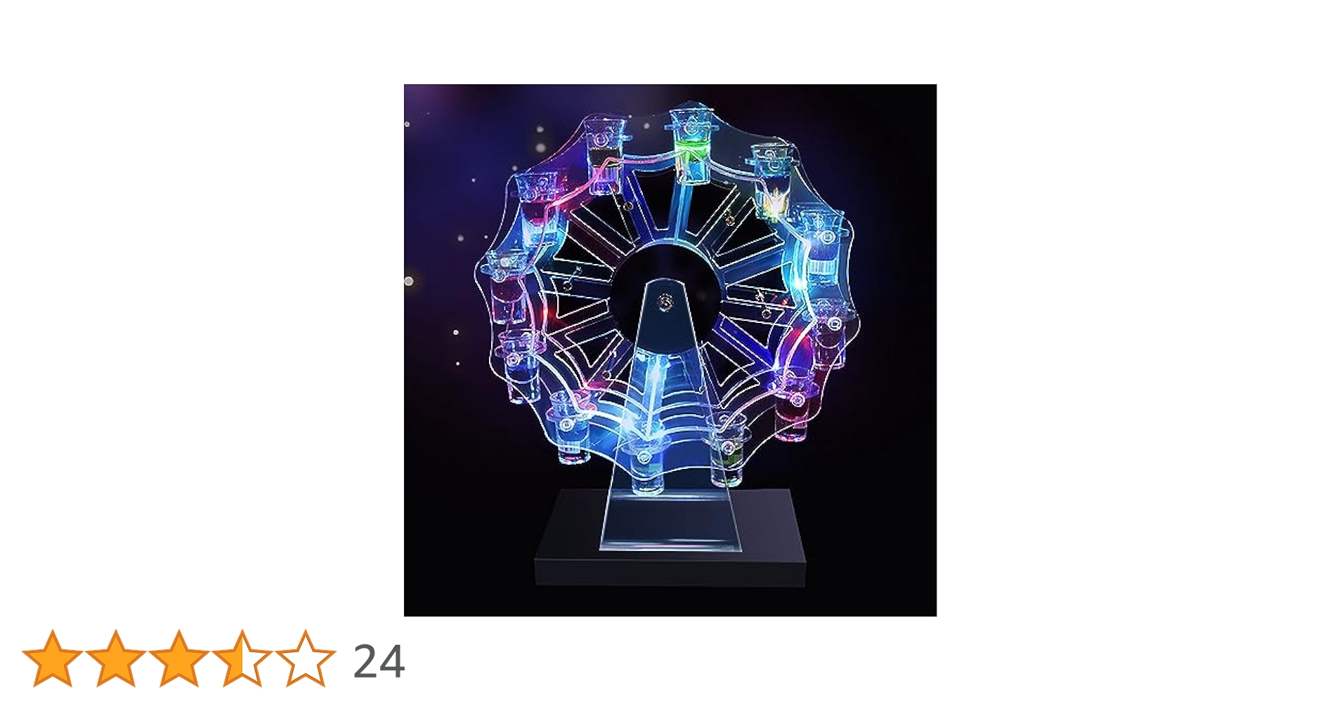 Amazon｜WANCHIY LEDグラスホルダー テキーラ観覧車 12カップ