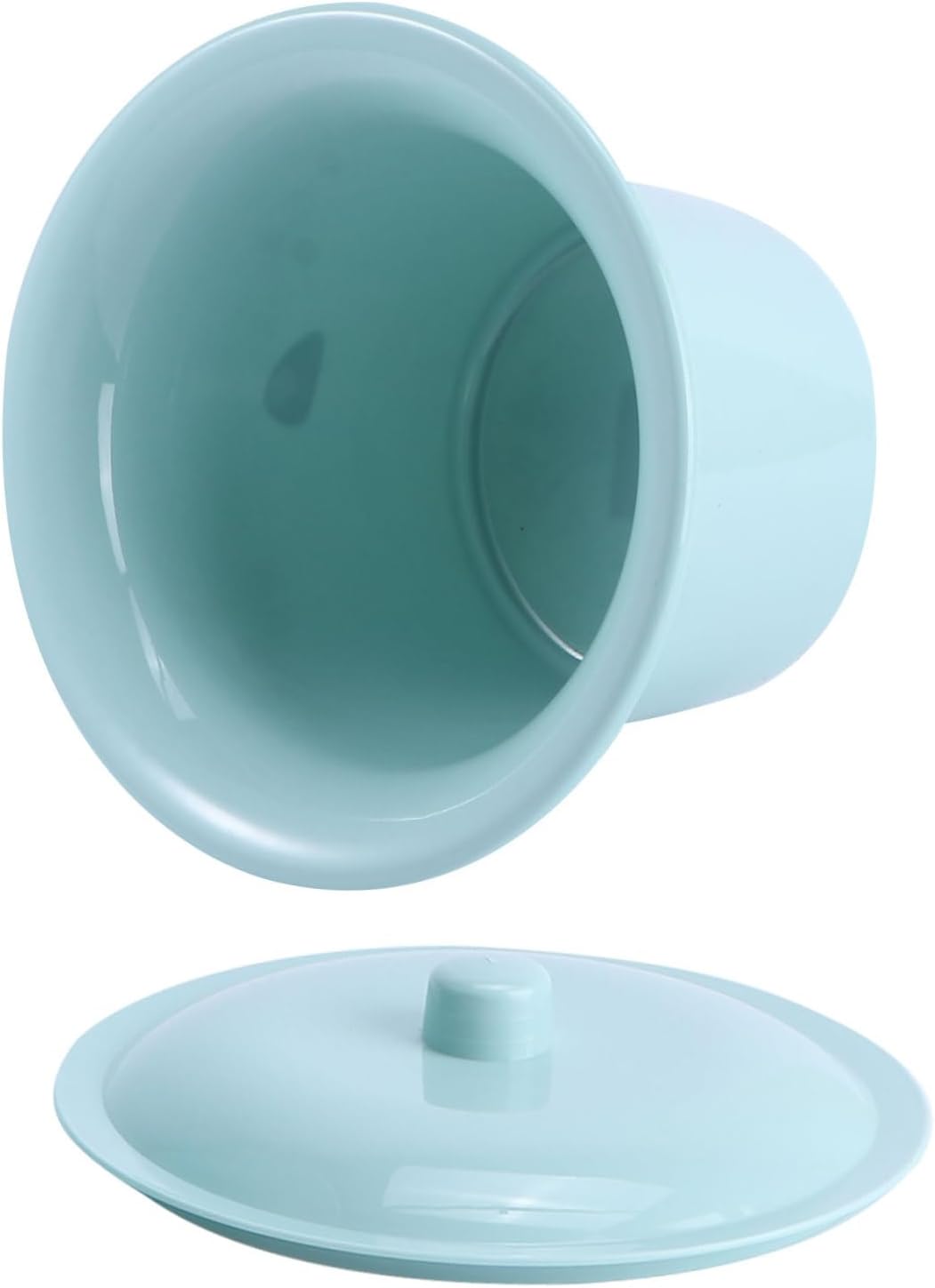 TIDTALEO Plastic Bedpan with Lid and Elderly, Portable Urinal Chamber Pot, Household Spittoon for Bathroom Use, Green Plastic Bedpan for Home Care