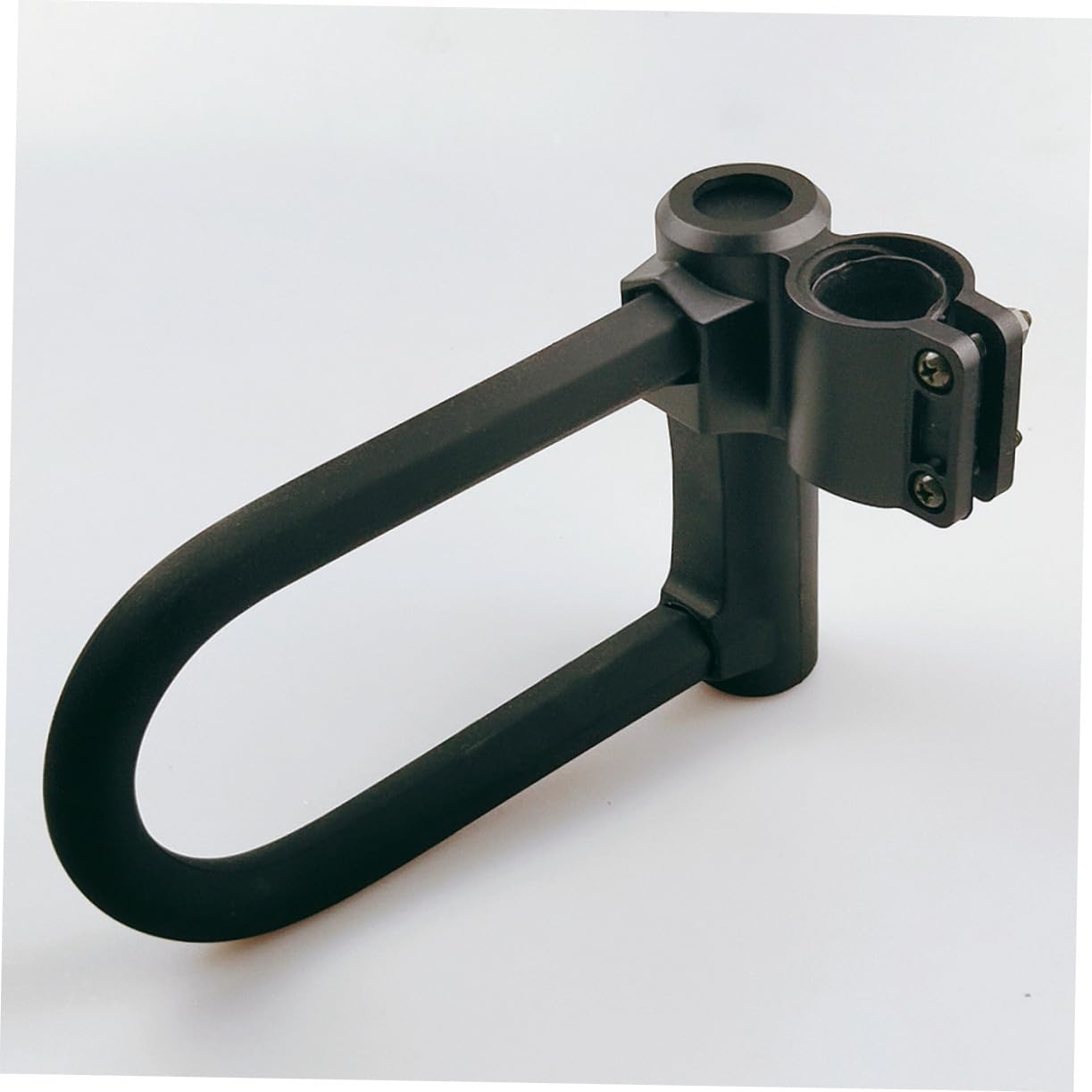 Lucchetto a U per Bici e Mountain Bike, Antifurto Portatile Nero | Plastica e Metallo, Apertura Manuale Chiave, Facile da Riporre, Uso Outdoor