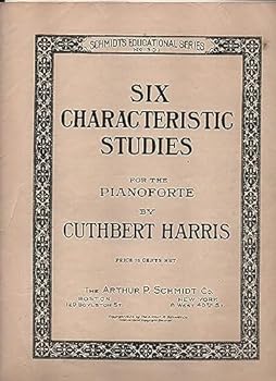 Unknown Binding Six Characteristic Studies for the pianoforte Book