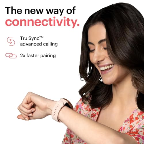 Image of Noise Twist Round dial Smart Watch with Bluetooth Calling, 1.38 inch TFT Display, up-to 7 Days Battery, 100+ Watch Faces, IP68, Heart Rate Monitor, Sleep Tracking (Blush Beige)