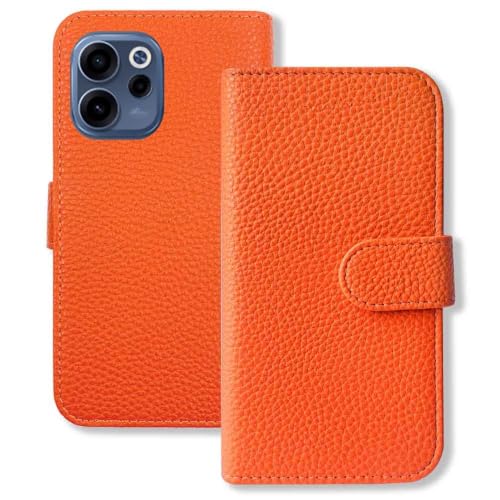 sslink OPPO Reno15A �Ή� �蒠�^ �X�}�z �P�[�X �V�{�^���� PU���U�[ (�J�o�[�F�e���R�b�^�I�����W) ������ �j���A���X�J���[ �V���v�� ������� ���킢�� �J�[�h���[ �t���b�v �g�уJ�o�[ �X�}�[�g�t�H��