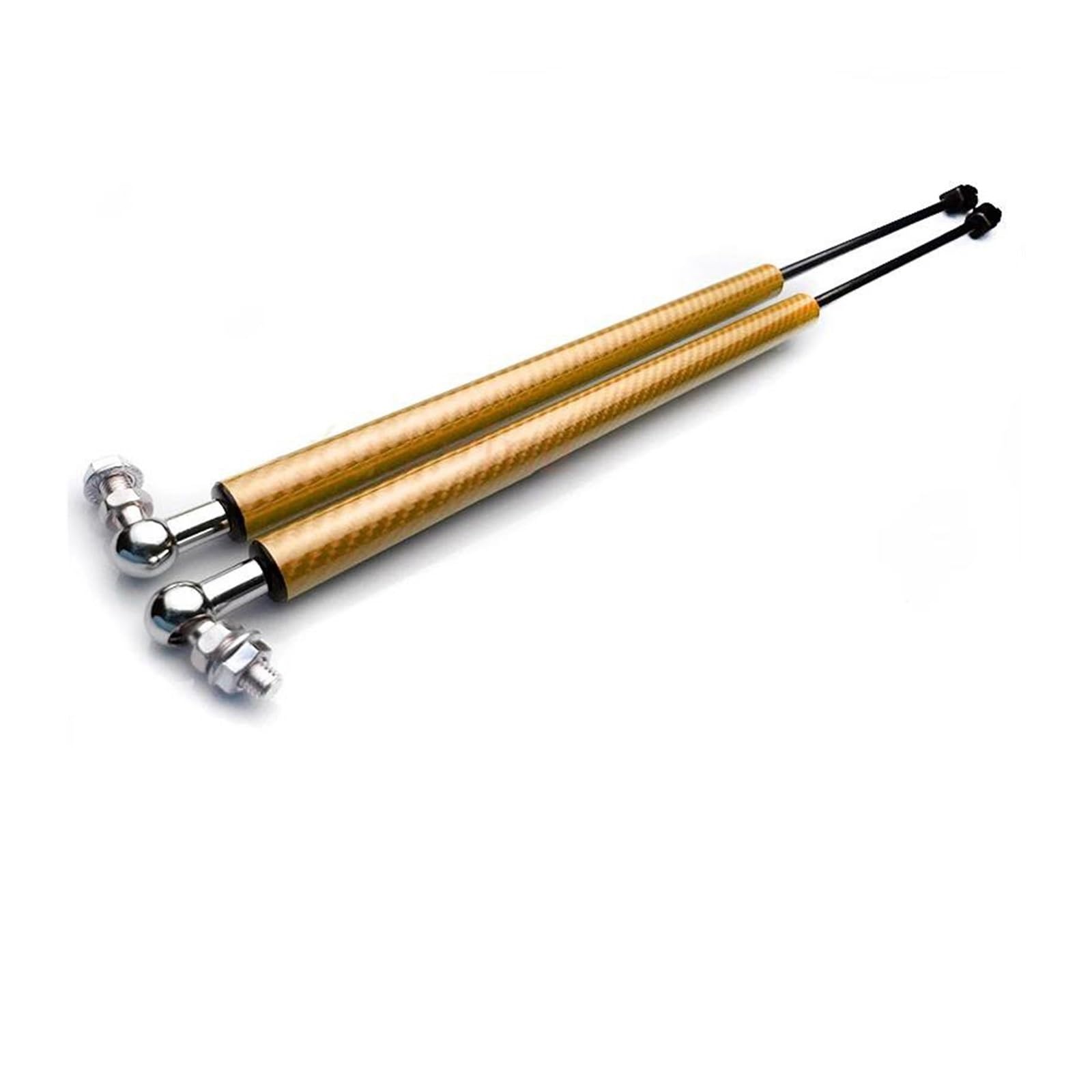 Barres jambe force en carbone orange pour un levage de capot avant robuste - 7