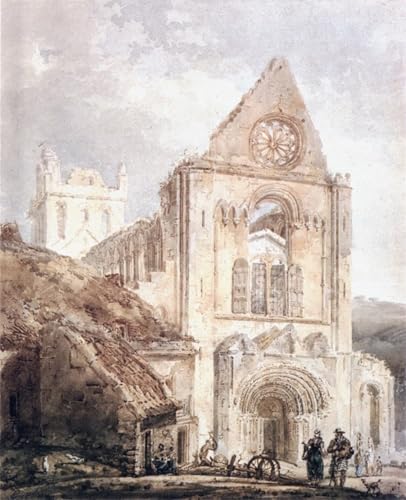Affiche toile Jedburgh Abbaye Girtin 60x90cm pour habiller un mur vide