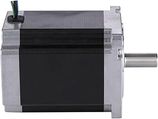 DC Worm Gear Motor 34 Stepper Motor 86mm 8.5N.m 4.9A（34CS85EK-490）4-lead Cable Stepper Motor For CNC Engraving Milling Machine for DIY Mini Geared Motor