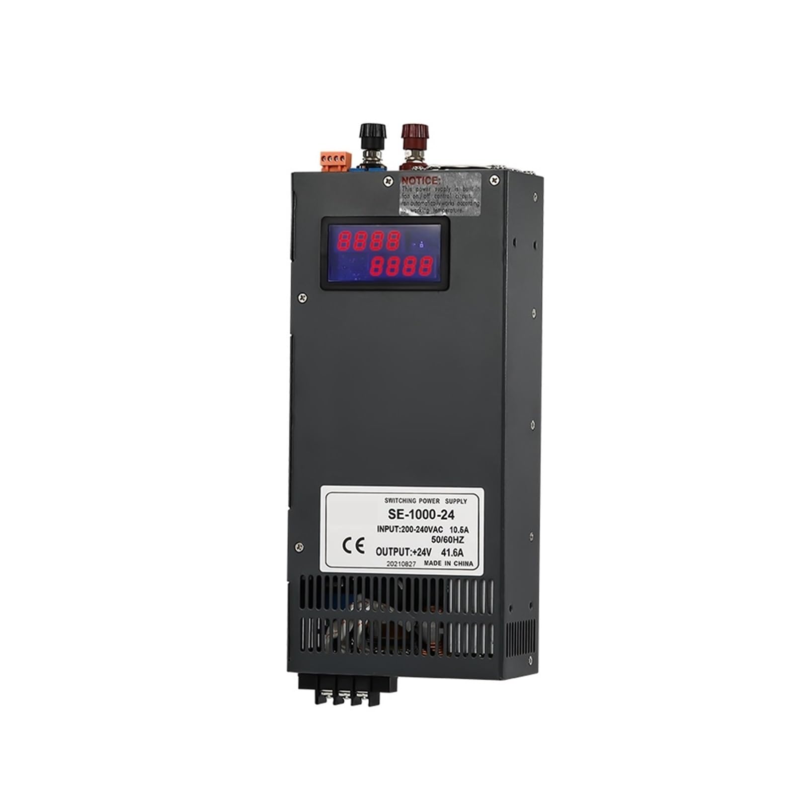 IPNDKBFL 1000W Switching Power Supply 0-12V 15V 24V 36V 48V 60V 80V 110V 220V 300V AC/DC 110/220/380VAC Digital Display Adjustable(0-300v 0-3.3a-1000w,380VAC)