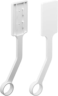 山崎実業(Yamazaki) フィルムフック エアコン 室内物干し ポールホルダー ホワイト 約W1.5×D10.5×H29.5cm(1つあたり) タワー tower 洗濯物干し 部屋干し コンパクト 簡単取り付け 6308