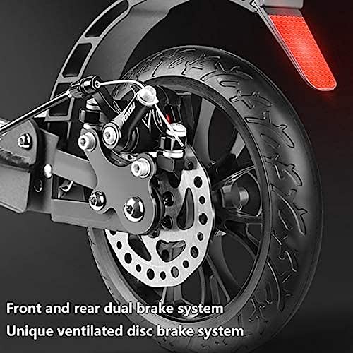 Scooter City Scooter Adulto Liga De Alumínio 2 Rodas Dobrável Duplo Absorção De Choque Freio A Disco