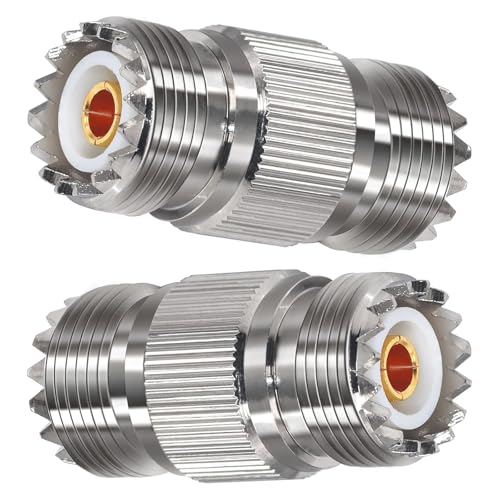 Adaptador coaxial UHF PL259 hembra a hembra: solucione cables cortos en su antena de radio CB 7