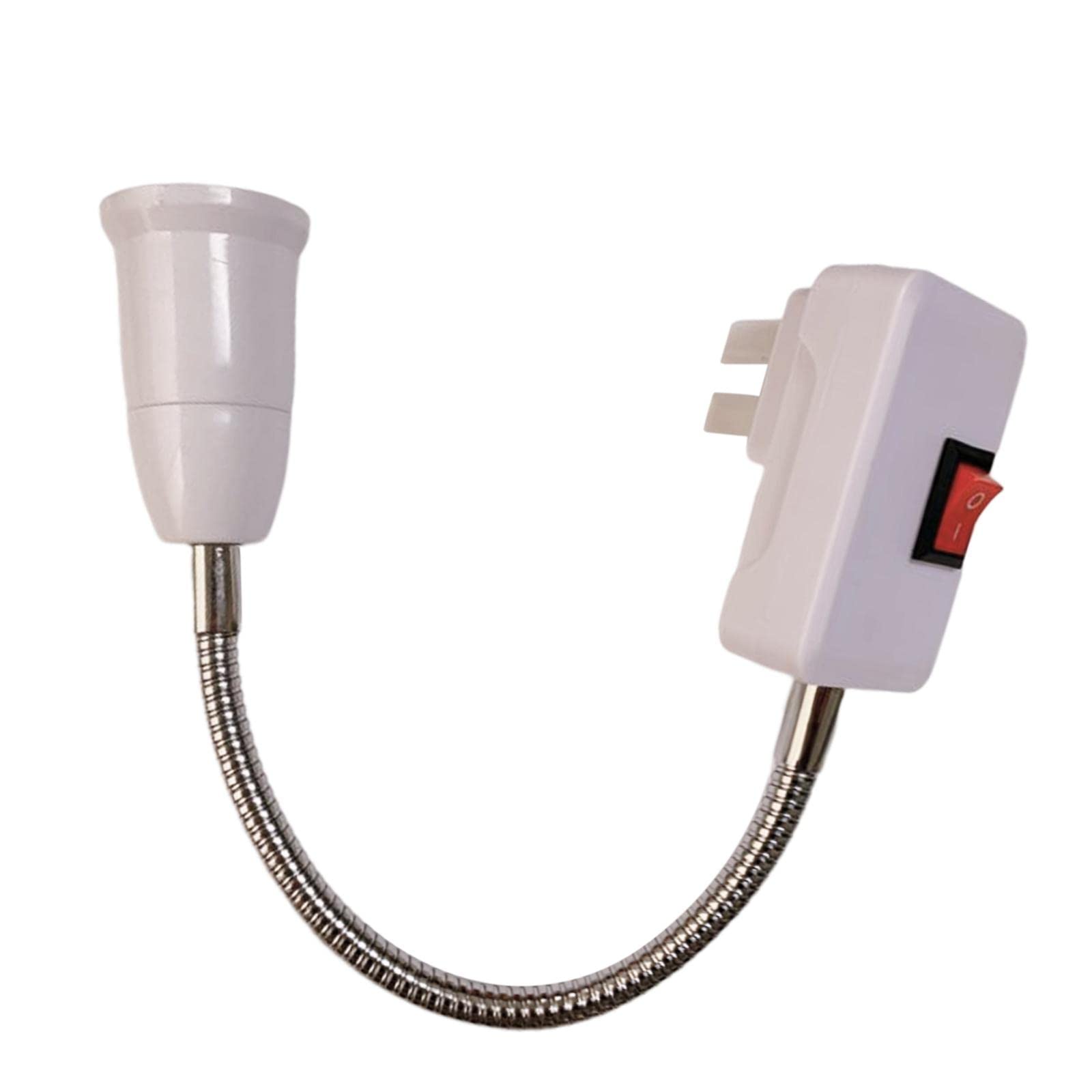 ATORSE® E27 Flexible Clip On Switch Led Light Lamp Bulb Holder Socket Converter-image-19