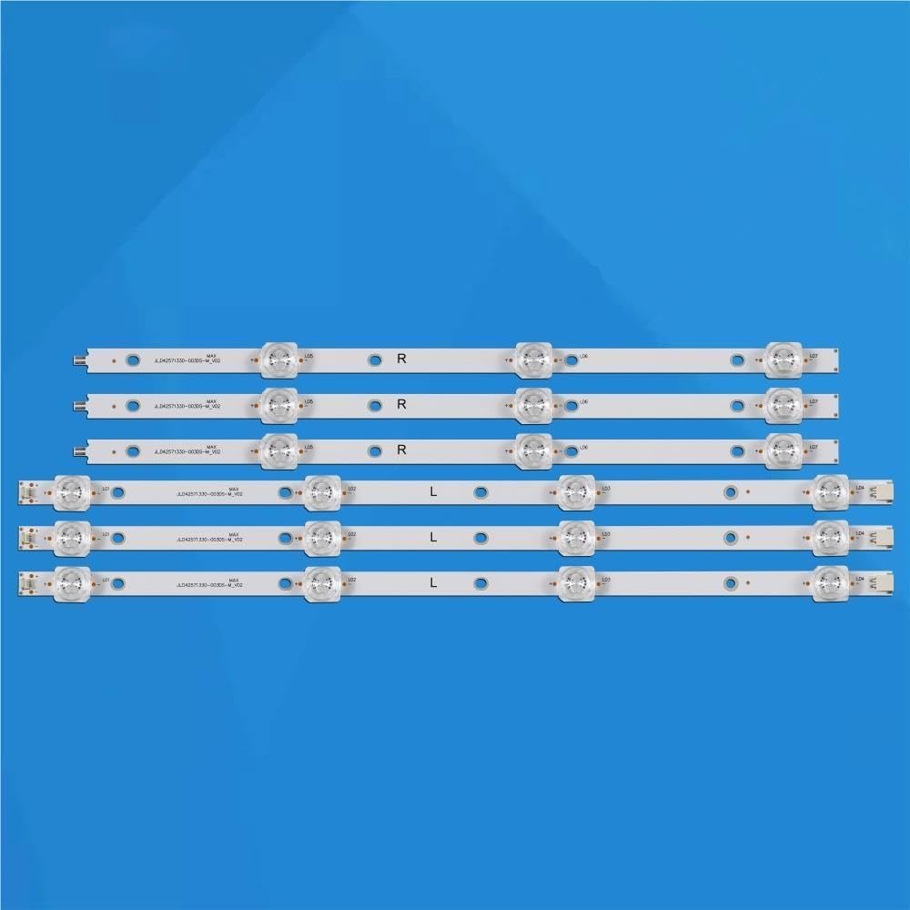 Striscia di retroilluminazione a LED adatta for H43A6140 H43A6140UK H43A6200 H43A6200UK LB43051 V0 JHD425S1U51-T0L2 LC-43Q7030U LC-43Q7040U LC-43Q620U H43A5600 H43A5100