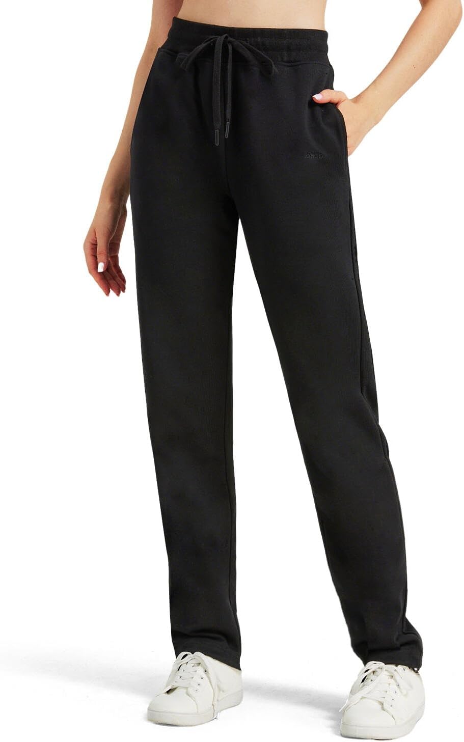 Zylioo Tall レディース ストレートレッグ スウェットパンツ 81.3 cm/86.4 cm 股下 ゴムウエスト カジュア