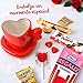 Imagen de Taza Corazón XXL Premium para San Valentín con Plato · Regalo Dulce con Kinder Bueno