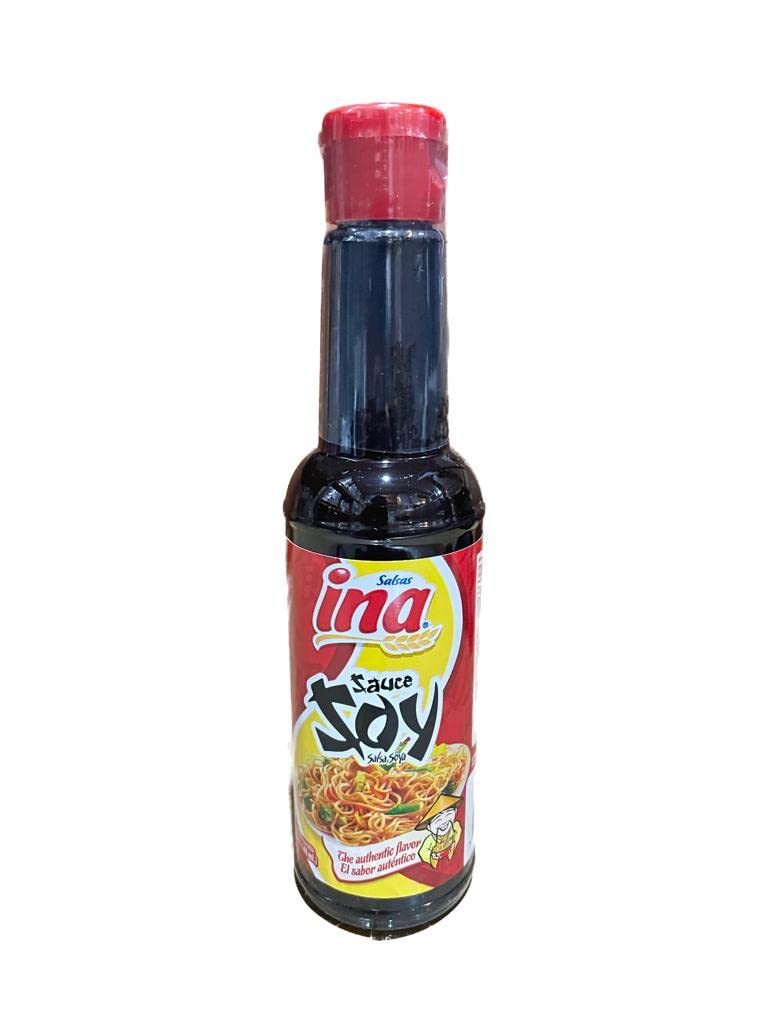 Salsa tipo soya Ina Pack de 24 x 5 oZ, Soy Sauce Ina Pack of 24 x 5 oz.