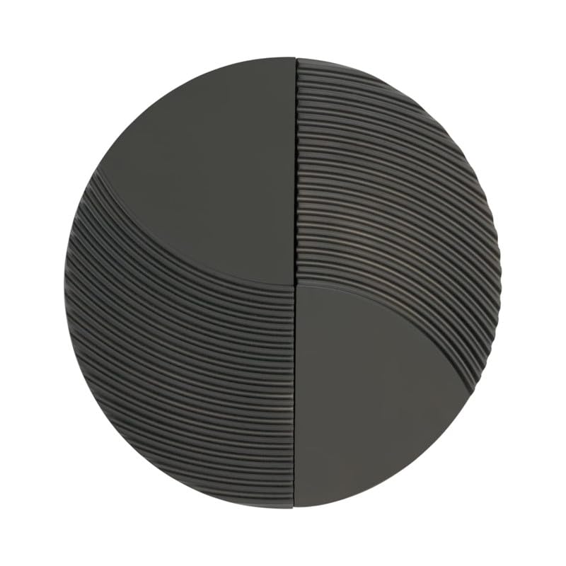 Full Art Round Pulse Door Pull Handle/Two Pieces/Home Decor/Glass Door Pull Handle/Door Hardware(6 inches, 1 Pair, Black)-image-17