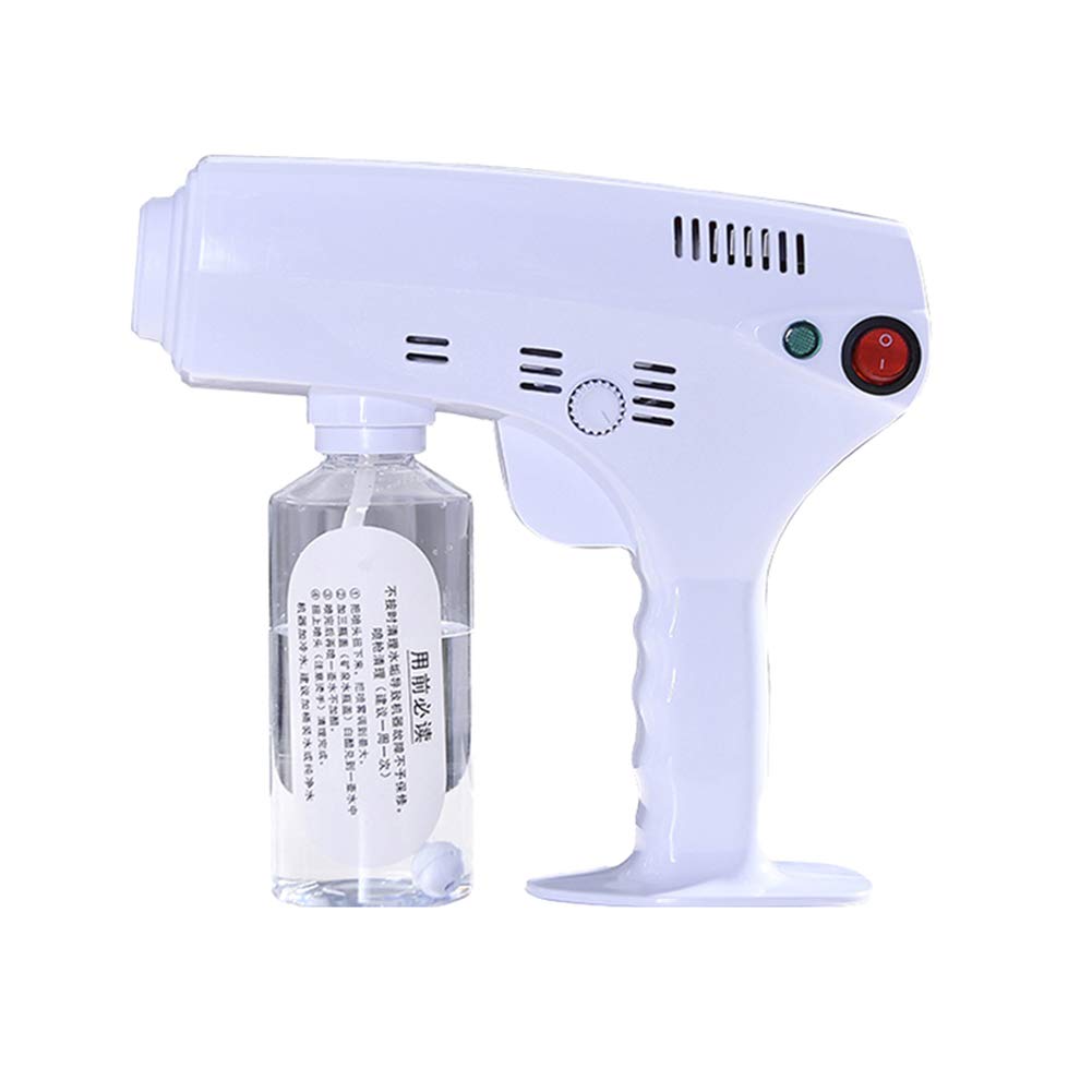 Disinfettante Portatile Pistola a Vapore 1200W Fogger Portatile per Macchina del Fumo Fogger 250ML Nebulizzatore per Auto da Interno casa,EU