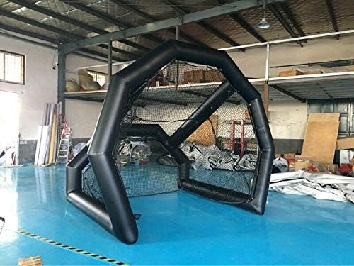 AIR TIGHT Inflatable Indoor Outdoor Golf Practice Swing Simulator Net Cage NEW (Size: 12x9x10ft.)