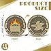 Canchiing 12 Pcs Dumpster Fire Challenge Coins Bulk Christmas Funny Inspirational Gift for Employee Colleagues Coworkers Team Staff Men Women Christmas Appreciation Gifts