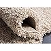 SAFAVIEH California Shag Collection X-Large Area Rug - 11' x 15', Beige, Non-Shedding & Easy Care, 2-inch Thick Ideal for High Traffic Areas in Living Room, Bedroom (SG151-1313)