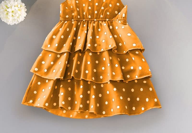 Image of Niren Enterprise Frock Dress Three Attractive Color for Kids with Knee-Length Long Sleeve and Floral Print A-Line Style Dress