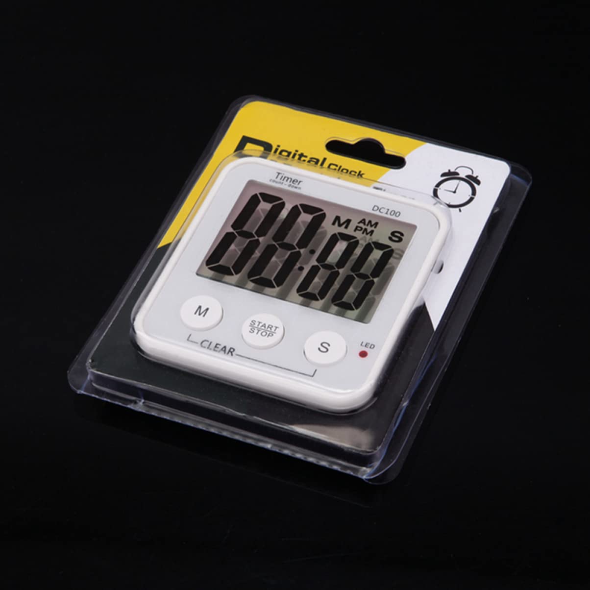Amosfun 2 Piezas Temporizador de Cocina Digital Kitchen Timer cronometro Digital cronometros Deportivos Egg Timer Temporizador de Escritorio cronómetro Contador regresivo
