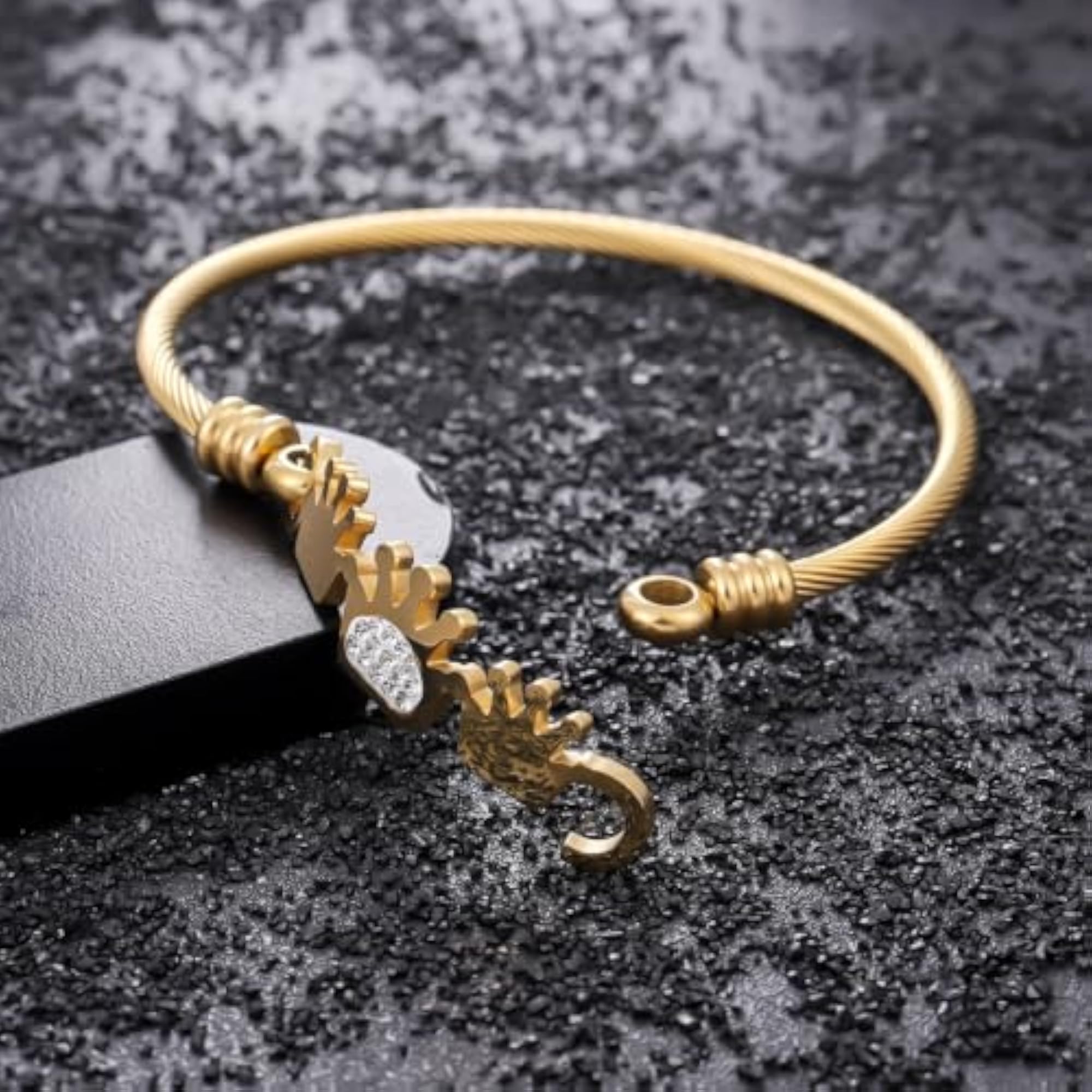 Men's Kingmaker Crown Cuff Bracelet, Stylish Hand Band