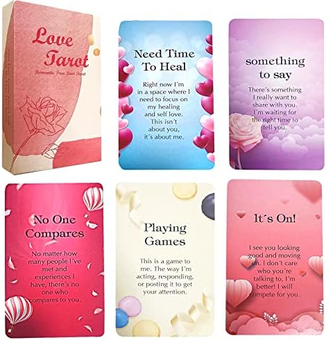Han Yu Bowen Love Oracle Cards: Twin Flame & Romantic Relationships - 54 Colorful Cards with Meanings