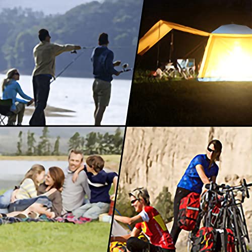 Miayaya Inflatable Cushion Portable Self Inflatable Seat Large Pad Water Moisture Resistant For Travel Airplane Stadium Office Sports Camping Bleacher Seat Cushion (Sky Blue, 15.74*11.8*1.18 Inch) #TOP1